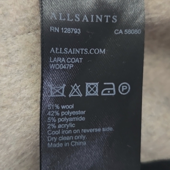 All Saints Lara Coat - Picture 5 of 16